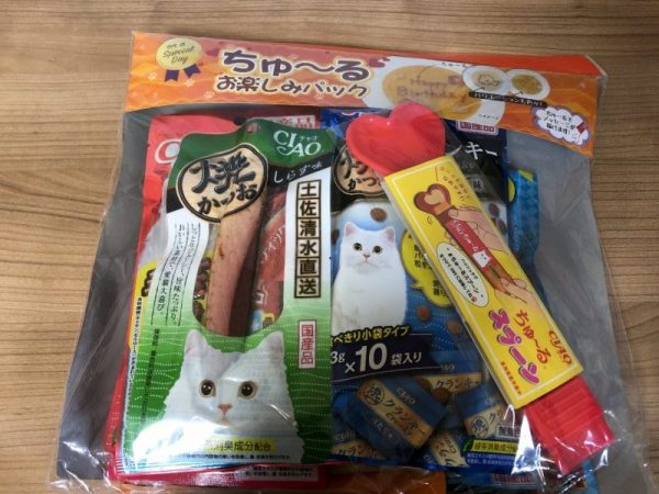 いなばチャオちゅーるお楽しみ袋をゲット。中身ネタバレ - 福袋ギルド